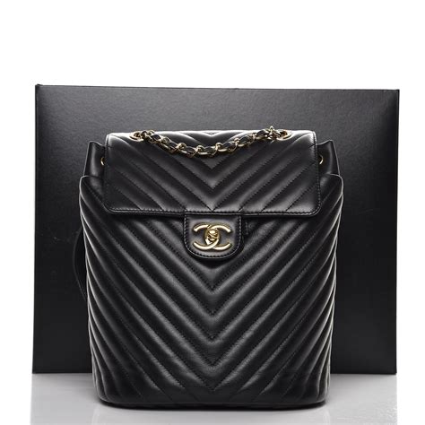 chanel calfskin chevron backpack|Chanel Chevron Envelope Backpack .